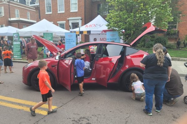 Maryland Electric Vehicles at the Heritage Day Festival