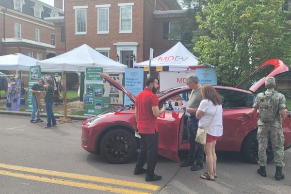 Maryland Electric Vehicles at the Heritage Day Festival