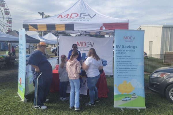 Maryland Electric Vehicles at Saint Mary's County Fair